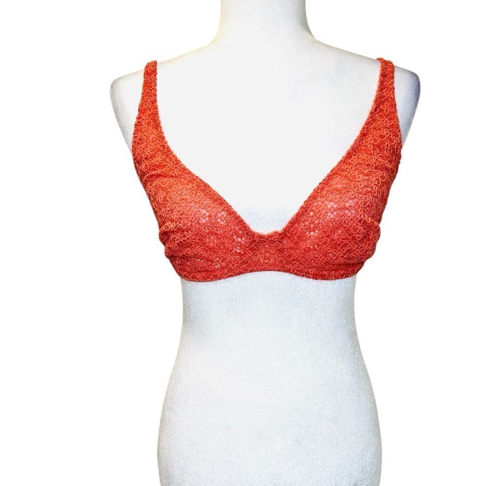 FREE PEOPLE Intimately Latana Coral Underwire Bra Size 32DD